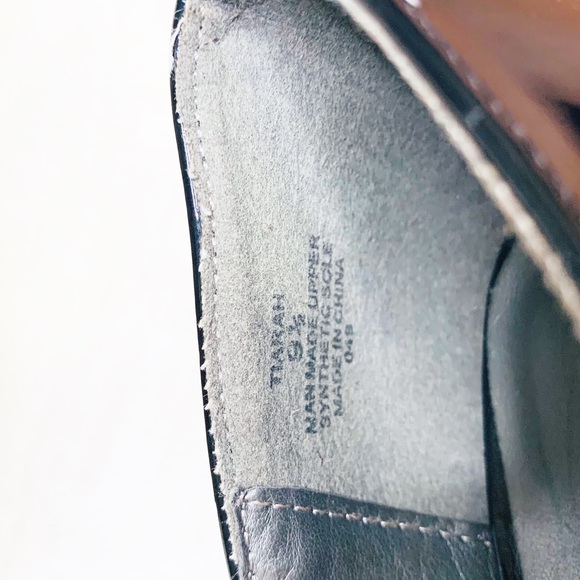 Madden Girl Black Tiarah Patent Leather Heel 9.5M - Picture 9 of 9